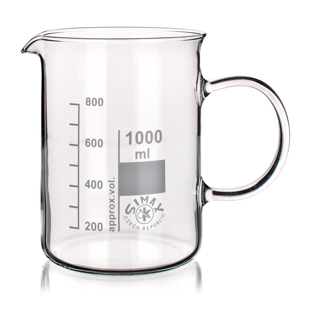 25 мл в стакане. Measuring Flask 1000 ml Simax. Стеклянная Кружка с носиком. Simax лабораторная посуда. Чащка с еклянная СНО,иком.